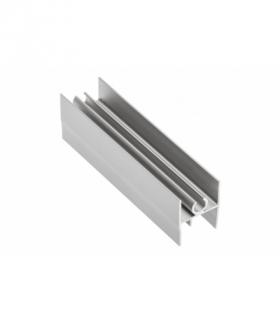 Profil aluminiowy listwa górna 18/4mm, 3 m, kolor anoda GTV A-LG18-300-05