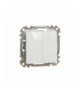 Sedna Design & Elements, Przycisk podwójny, biały Schneider SDD111118