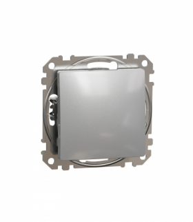 Sedna Design & Elements, Łącznik schodowy 16AX, srebrne aluminium Schneider SDD113166