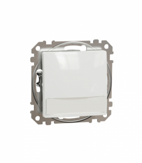 Schneider Electric Sedna Design & Elements, Przycisk z etykietą i podświetleniem (12V AC), biały Schneider SDD111143L