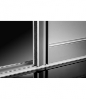 Profil aluminiowy rączka symetryczna ARCO 10 mm/4 mm, L 2,7 m, kolor srebrny - anodowany GTV A-R10ARCO-270-05