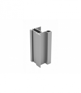 Profil aluminiowy rączka NERO 19 mm L 3m, kolor srebrny - anodowany GTV A-R19NERO-300-05