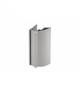 Profil aluminiowy rączka NOVO 2 18 mm/12+4 mm, L 2,7 m, kolor srebrny - anodowany GTV A-RNOV2-270-05