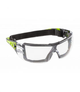 LOTZEN okulary ochronne bezbarwne/zielone uni GTV HT5K011