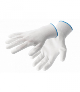 NAGOLD rękawice ochronne powlekane poliuretanem białe 7 (12 par/op.) GTV HT5K220-7