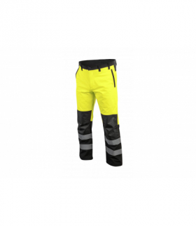 TRAUN spodnie ostrzegawcze softshell żółte 2XL (56) GTV HT5K337-2XL