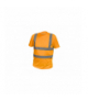 ROSSEL t-shirt ostrzegawczy poliestrowy pomarańczowy 2XL (56) GTV HT5K339-2XL