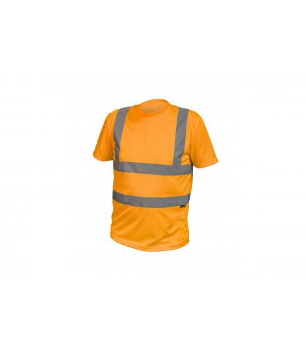 ROSSEL t-shirt ostrzegawczy poliestrowy pomarańczowy M (50) GTV HT5K339-M