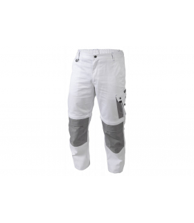 SALM spodnie ochronne białe L (52) GTV HT5K363-L