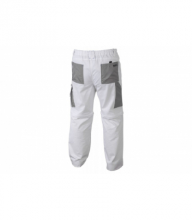 SALM spodnie ochronne białe M (50) GTV HT5K363-M