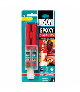 Klej epoksydowy dwuskładnikowy Epoxy 5 minutes, 24 ml, BISON UH6305447
