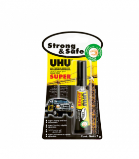 Klej uniwersalny Super Strong&Safe, 7 g, UHU UH46960