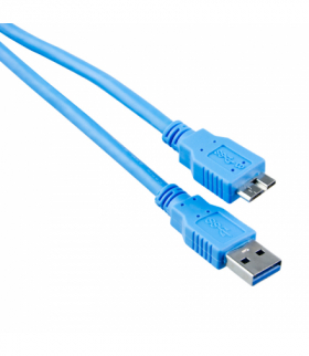 Przewód USB 3.0 typ A - micro USB, 1,5 m, niebieski BLGW1
