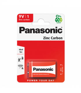 Bateria 6F22 cynkowo-węglowa Panasonic PN6F22-1BP
