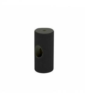 Uchwyt do kabla ceramiczny 20 x 45 mm, VINTAGE, czarny VIN0941
