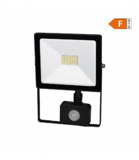 Naświetlacz LED z czujnikiem ruchu, IP65, 20 W, 1400 lm, 4000 K FL27-20W-PIR