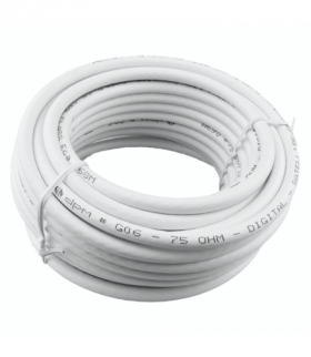 Kabel koncentryczny RG6 1 mm CCS, 10 m RG6-10