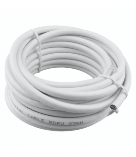Kabel koncentryczny RG6 1 mm CCS, 5 m RG6-05