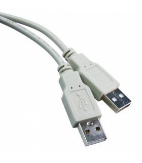 Przewód USB A - A, biały, 3 m BMGW01