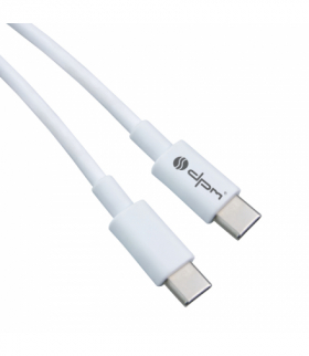 Przewód USB C - C, biały, 1 m EN111