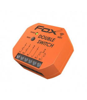 Przekaźnik Wi-Fi dwukanałowy 230 V DOUBLE SWITCH FOX
