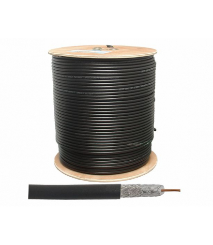 Kabel koncentryczny F660 300 m, czarny, 1.1CCS+64*0.12AL LXK535CZAR