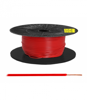 Kabel, przewód samochodowy FLRY-A 0.22, czerwony, 100m LXFLRY22R