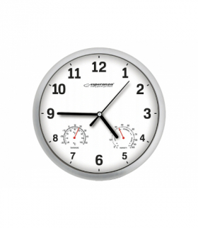 Zegar ścienny Lyon, biały. LXEHC016W