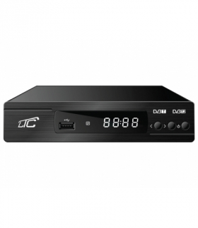 Tuner, Dekoder DVB-T-2 LTC TV naziemnej HD201 z pilotem programowalnym H.265. LXHD201