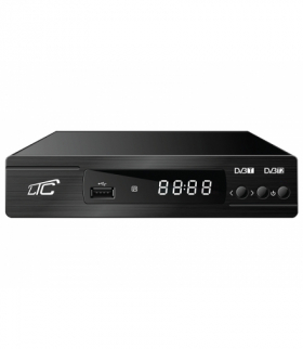 Tuner, Dekoder DVB-T2/HEVCLTC DVB101 z pilotem programowalnym H.265. LXDVB101