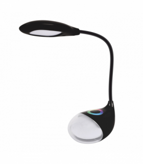 Lampka biurkowa SMD LED BOA LED BLACK RGB IDEUS 04001