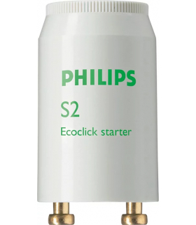 Zapłonnik, starter do świetlówek Ecoclick S2 4-22W SER 220-240V WH EUR/12X25CT Philips