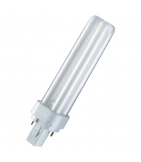 Świetlówka jednotrzonkowa CFLni, 2 rurki, trzonek 2-pinowy, DULUX D 13W 840 barwa neutralna 870lm OSRAM