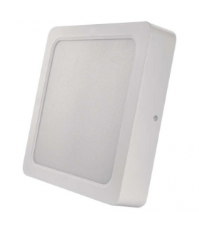 Panel LED natynkowy RUBIC 2w1, kwadrat, biały, 24W, naturalna biel EMOS ZM6452