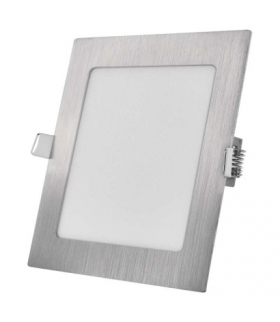 Panel LED wpuszczany NEXXO, kwadrat, srebrny, 12W, CCT EMOS ZD2233