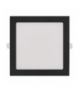 Panel LED wpuszczany NEXXO, kwadrat, czarny, 18W, CCT EMOS ZD2343
