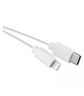 Kabel USB 2.0, wtyk C - Lightning MFi, i16P, ładowanie, transmisja danych, 1 m, biały EMOS SM7015W