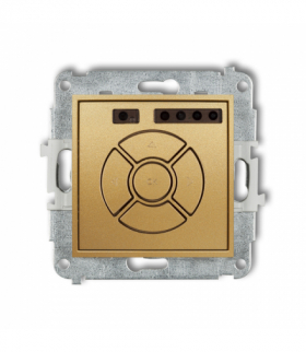 ICON Elektroniczny sterownik żaluzjowy (przycisk strefowy) złoty Karlik 29ISR-5