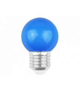 Girlanda świetlna ogrodowa, Zestaw żarówek LED E27/G45/2 W, niebieska, 5szt. LXLO6