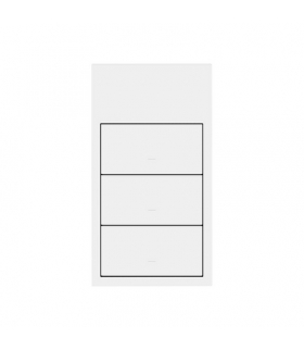 Panel 2-krotny: 3 klawisze biały mat Simon100 10020215-230