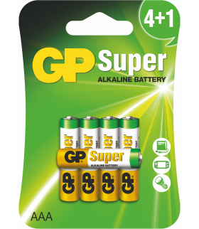 Bateria alkaliczna AAA / LR03 1.5V GP Super 5szt