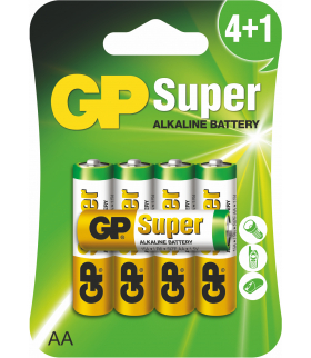 Bateria alkaliczna AA / LR06 1.5V GP Super 5szt