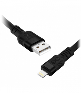 Kabel USB-A - Lightning eXc WHIPPY Pro, 0.9M, 29W, szybkie ładowanie, kolor mix ciemny Orno CABEXCWHPLIGH0.9DMIX
