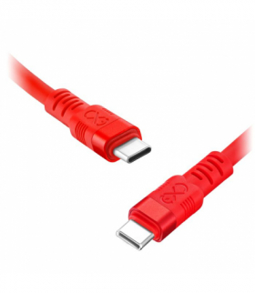 Kabel USB-C - USB-C eXc WHIPPY Pro, 0.9M, 100W, szybkie ładowanie, kolor mix neonowy Orno CABEXCWHPUCUC0.9NMIX