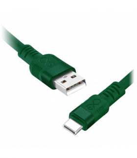 Kabel USB-A - USB-C eXc WHIPPY Pro, 0.9M,60W, szybkie ładowanie, kolor mix ciemny Orno CABEXCWHPUSBC0.9DMIX
