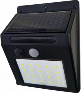 EMA SOLAR PIR 20LED NW 120lm - Kinkiet LED elewacyjny SOLAR Greenlux GXSO002