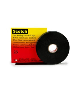Scotch 23 Taśma elektroizolacyjna samospajalna, 19 mm x 9,5 mm 3M 7000034804