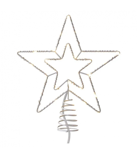 Oświetlenie łączone Standard - gwiazda na szpic 30 LED 28 cm, ciepła biel, IP44 EMOS Lighting D1ZW01