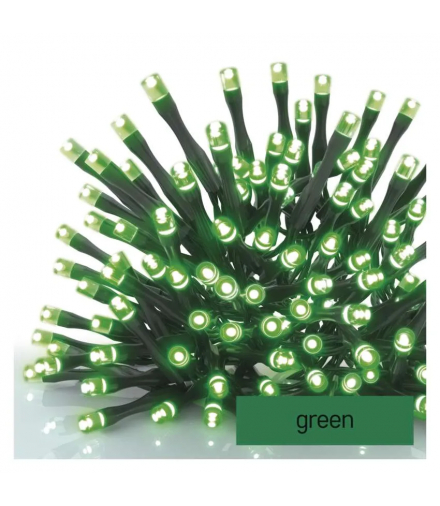 Oświetlenie łączone Standard - łańcuch 100 LED 10m zielony, IP44 EMOS Lighting D1AG01
