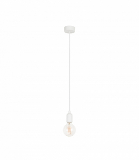 SILICONE Lampa wisząca w stylu skandynawskim E27 max 25W LED Biały Nowodvorski 6403